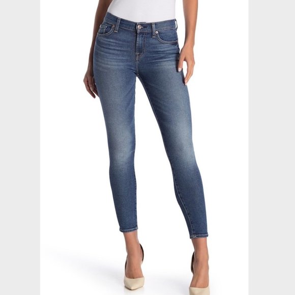 High Waist Ankle Skinny in Luxe Vintage - Picture 1 of 5